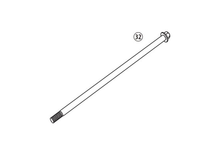 【レース専用】 32.SHAFT PIVOT[バックステップキット(EF650K26J1)：補修部品]【お取り寄せ品】