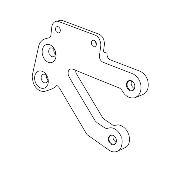 【レース専用】STEP PLATE LH [バックステップキット補修部品]