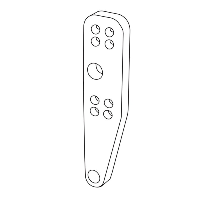 【レース専用】PLATE RH STEP BASE [バックステップキット補修部品]