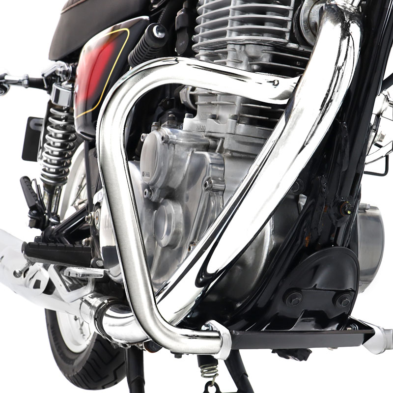 SR400 RH03J RH16J エンジンガード メッキ 