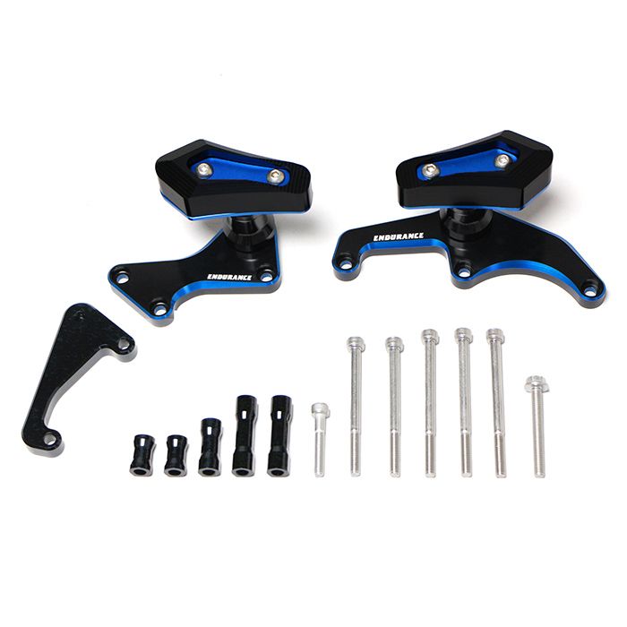 GSX-R125 DL33B エンジンスライダー セット(ブラック／ブルー) 