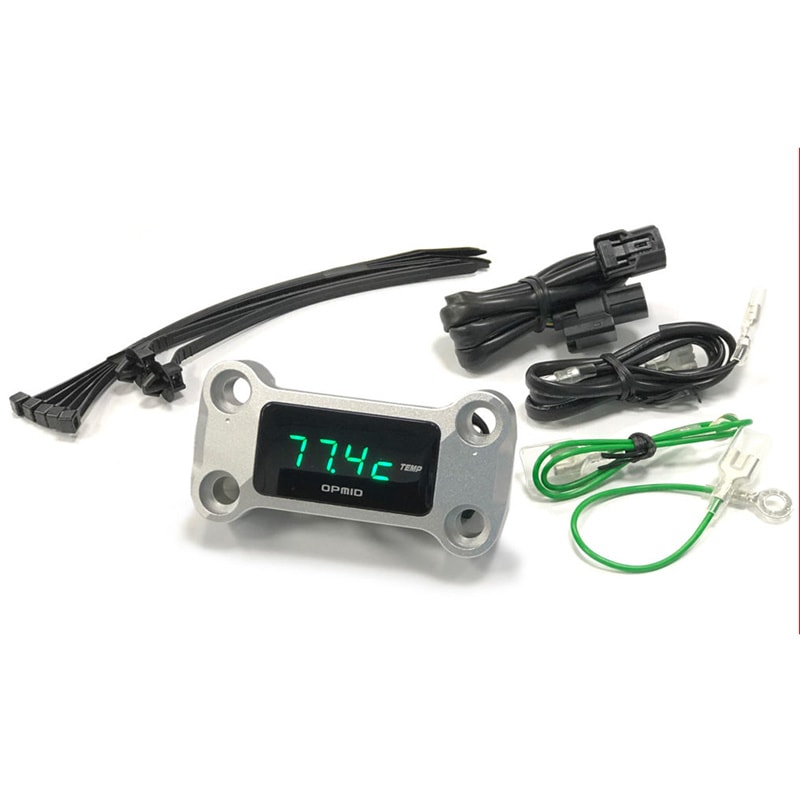 OPMID オプミッド モンキー125 JB02 GROM JC61 JC75 CT125 JA55 OPM トップインジケーター サーモメーター シルバー【お取り寄せ品】