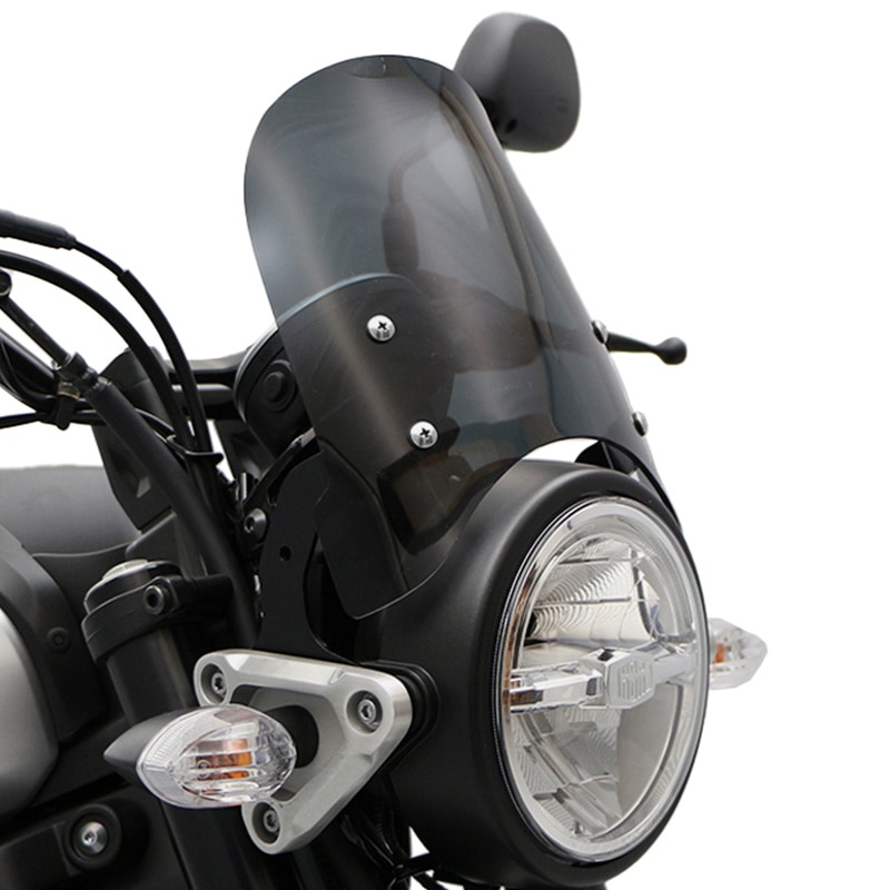 XSR125 RE46J XSR155 RG63 メーターバイザーセット（スモーク）＋取り付けキット 