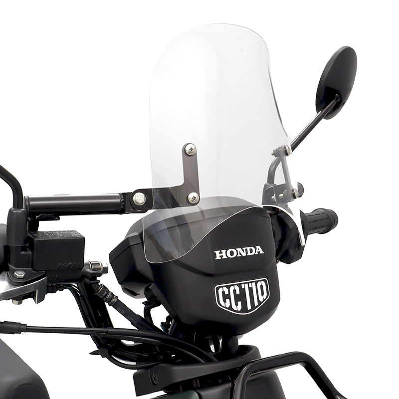 クロスカブ110 JA60 メーターバイザーセット(クリア)＋取り付けキット