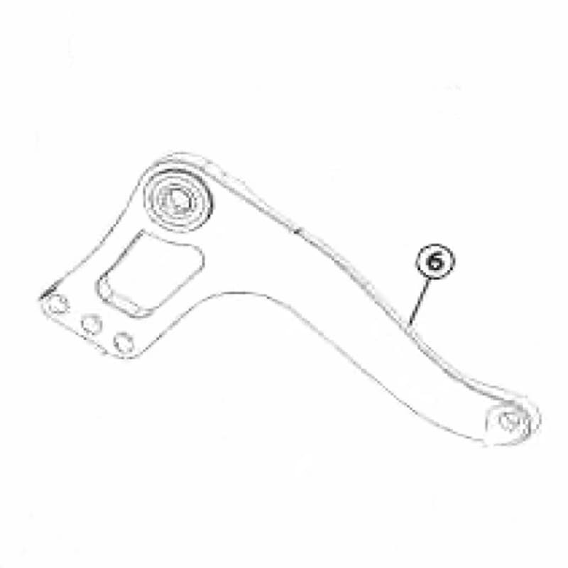 【レース専用】6. SHIFT PEDAL COMP(BAG TYPE)[バックステップキット補修部品]