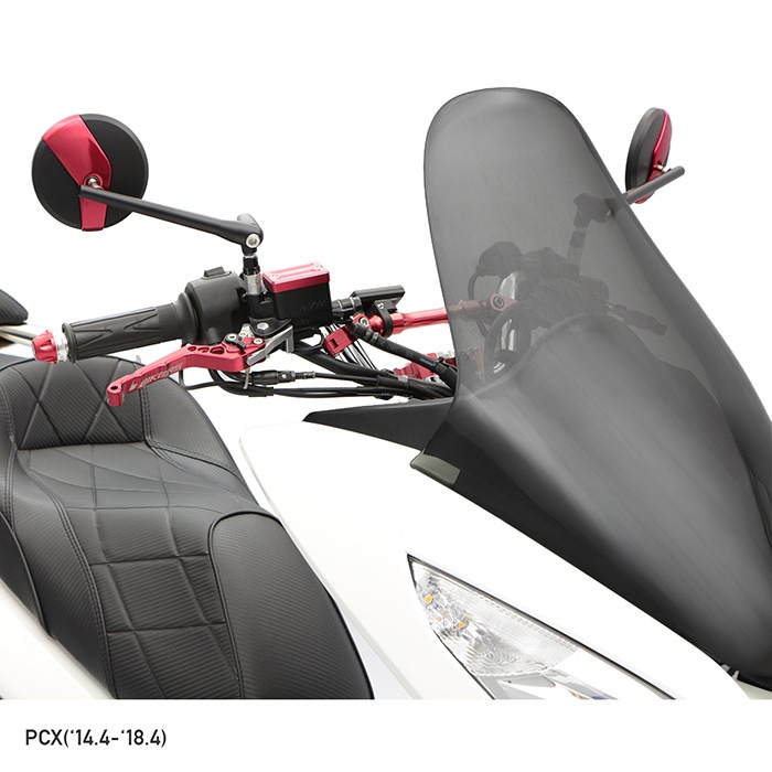 ラジカルミラー サークル (ブラック/レッド) | エンデュランス