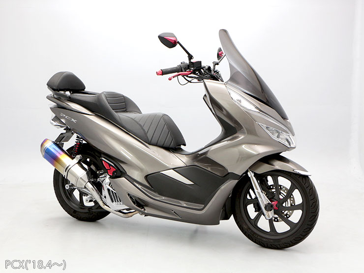 【たくま】PCX 　バックレスト PCX PCX150 PCX160 PCX HYBRID バックレスト(カーボン)＋