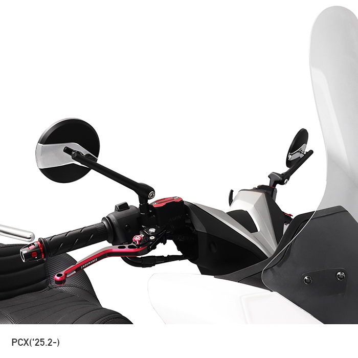 ラジカルミラー サークル (ブラック/メッキ) | エンデュランス