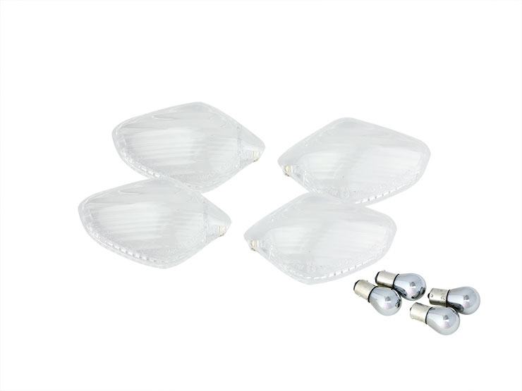 クローム ウィンカー メタル製 楽天市場】スモール バレット ウインカー 1台分(4灯) クローム