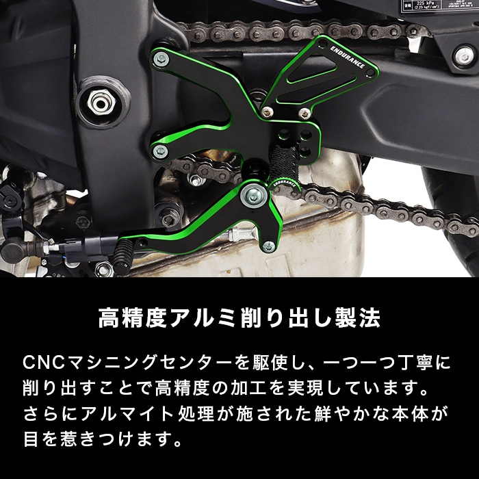 2020-2021sapix4年フルセット ZZR1400（06-）・ZX-14R(12-)ABS仕様車対応 バックステップキット