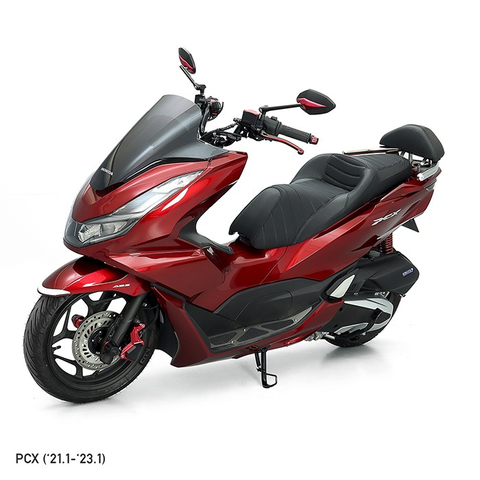 PCX JK05 PCX160 KF47 ローダウンキット(赤ボディ/黒スプリング