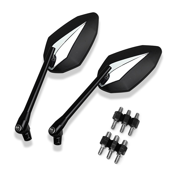 ラジカルミラー ブラック・メッキ 2本セット | エンデュランス
