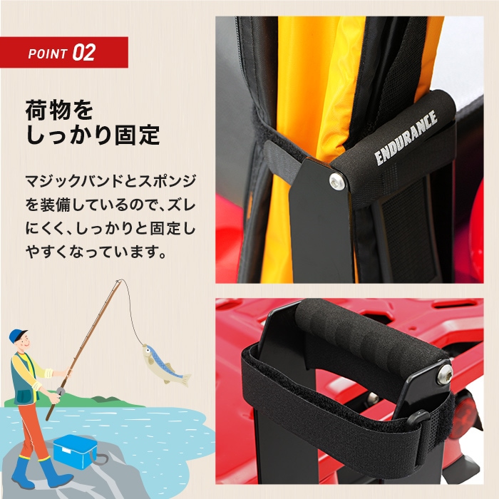 エンデュランス ロッドケースKIT CT125 ハンターカブ用 ENDURANCE（バイク） ENDURANCE エンデュランス ロッドケース