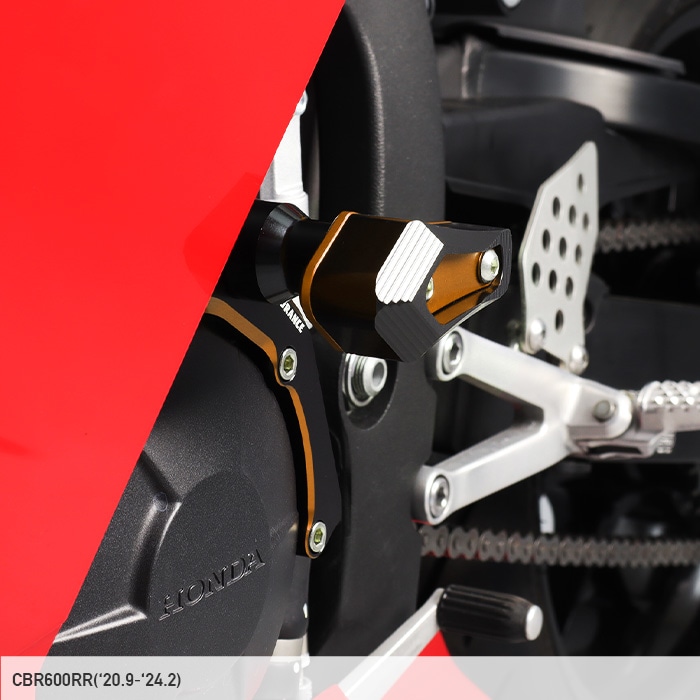 CBR600RR PC40 エンジンスライダー セット(ブラック／ゴールド