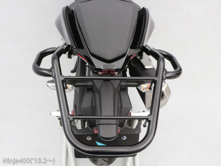 Ninja250 Ninja400 Z250 Z400 タンデムグリップ付きリアキャリア＋リア