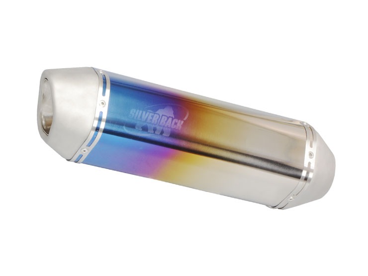 BEAMS 汎用サイレンサーチタンマフラー /ブルーグラデーション BEAMS 汎用サイレンサーチタンマフラー /ブルーグラデーション BEAMS