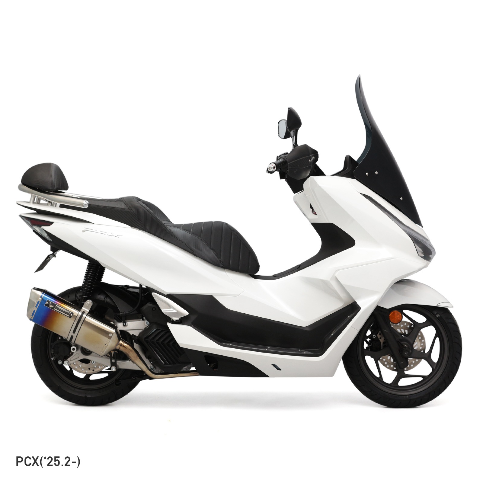 美品 2025 PCX JK05 KF47 ロングスクリーン スモーク PCX JK05 PCX160 KF47 ('25.2～) ロングウインドスクリーン