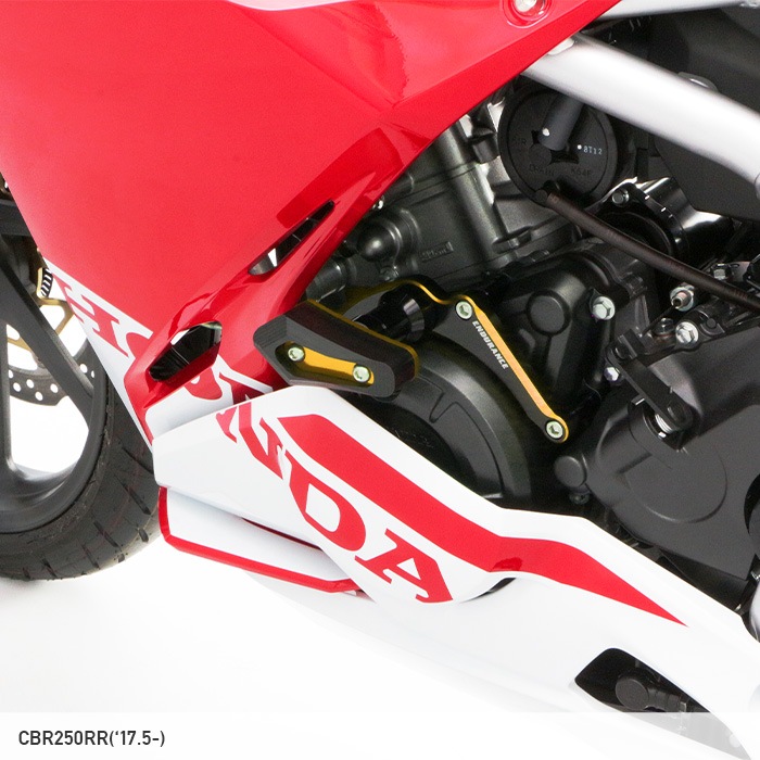 CBR250RR MC51 エンジンスライダー セット(ブラック／ゴールド