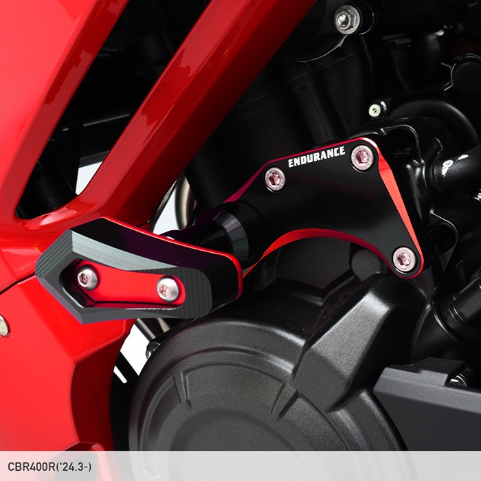 ENDURANCE エンデュランス エンジンスライダーセット カラー：ブラック／レッド GSX-R125 SUZUKI スズキ | エンデュランス (ENDURANCE) バイク エンジンスライダー