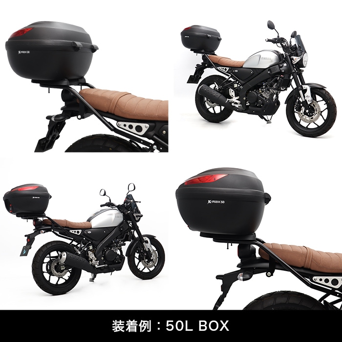 ENDURANCE XSR125 XSR155リアキャリア新品未使用 10月上旬入荷予定】XSR125 RE46J XSR155 RG63 リアキャリア ブラック+
