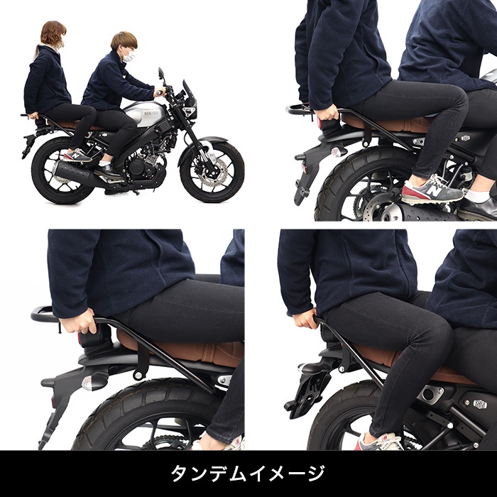 10月上旬入荷予定】XSR125 RE46J XSR155 RG63 リアキャリア ブラック+