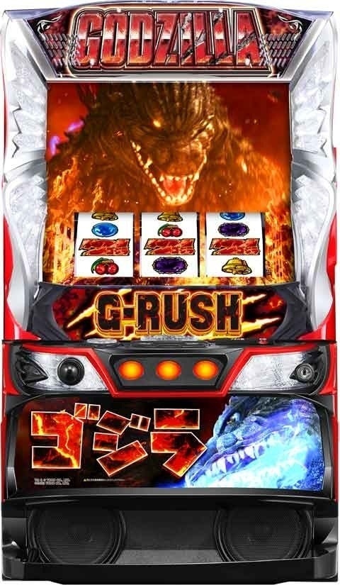 スマスロ実機　Lゴジラ Lゴジラ◇スマスロ遊技用ユニット取り付け済み◇中古実機【ニューギン