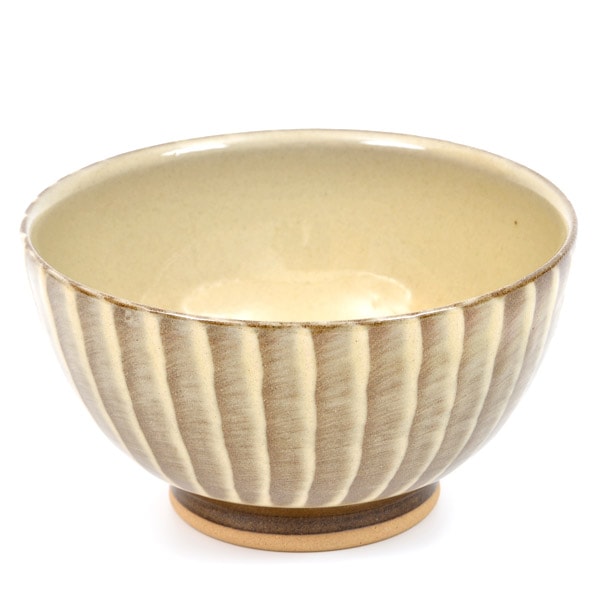 小石原焼 マルダイ窯 どんぶり(シンプル刷毛目 茶)