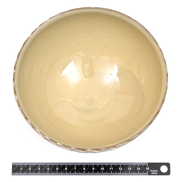 小石原焼 マルダイ窯 どんぶり(シンプル刷毛目 茶)