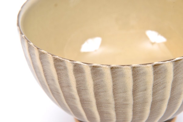 小石原焼 マルダイ窯 どんぶり(シンプル刷毛目 茶)