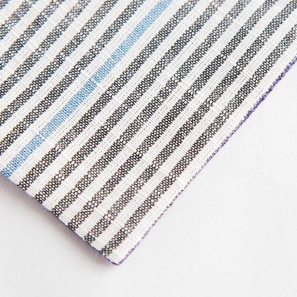 会津木綿 HARAPPA コースター(ピン縞)