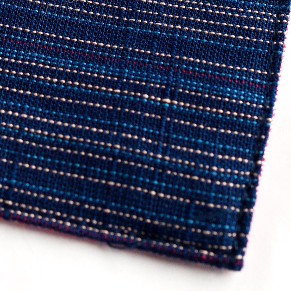 会津木綿 HARAPPA コースター(やたら紺)