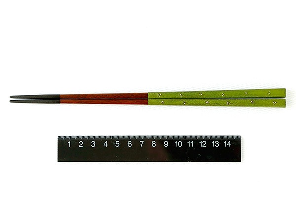 田中若葉 いろは 箸(木目)