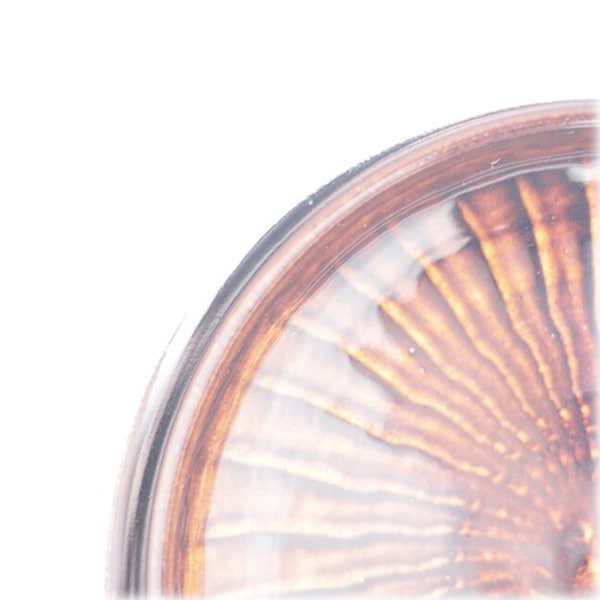 小石原焼 圭秀窯 刷毛目皿(飴釉)