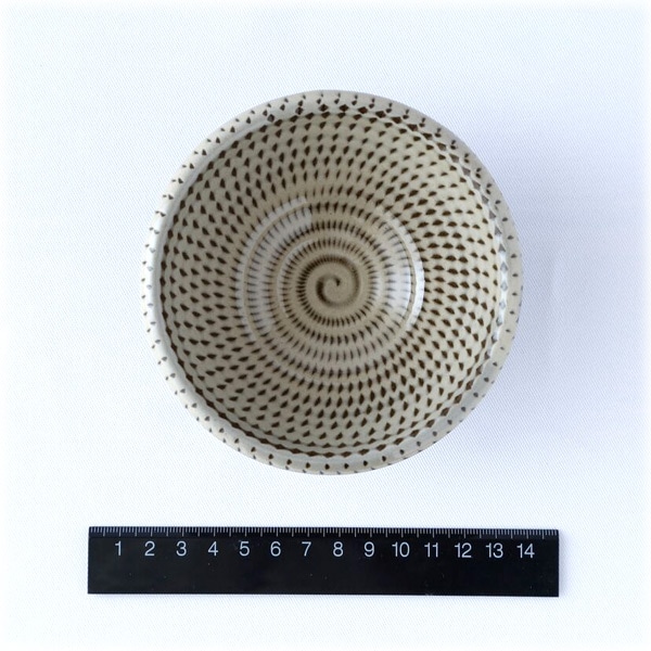 小石原焼 マルダイ窯 飛び鉋3.5寸小鉢