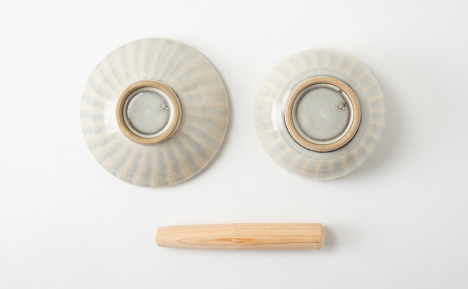 小石原焼 マルダイ窯 離乳食セット（刷毛目）