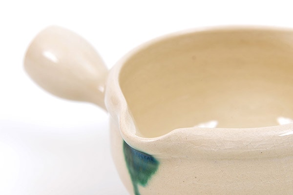 大堀相馬焼 松永窯 納豆鉢(アイボリー) | 産地,福島県-大堀相馬焼 | 縁