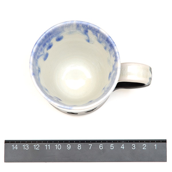 大堀相馬焼 松永窯 二重コーヒーマグ 夫婦揃えペアセット