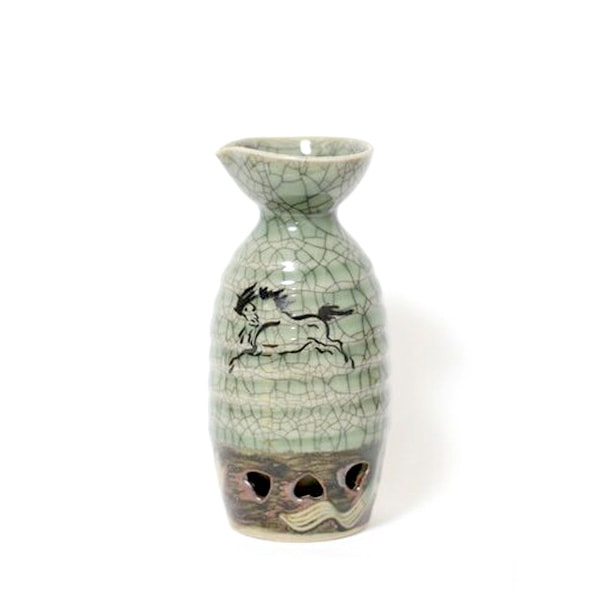 大堀相馬焼 松永窯 二重徳利(一合)