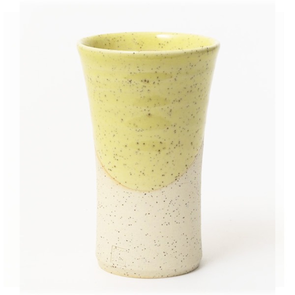 大堀相馬焼 松永窯 小タンブラー(イエロー)