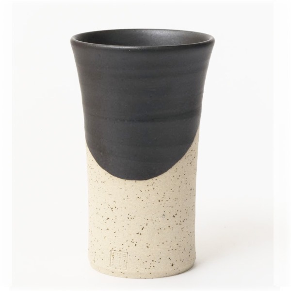 大堀相馬焼 松永窯 小タンブラー(ブラック)