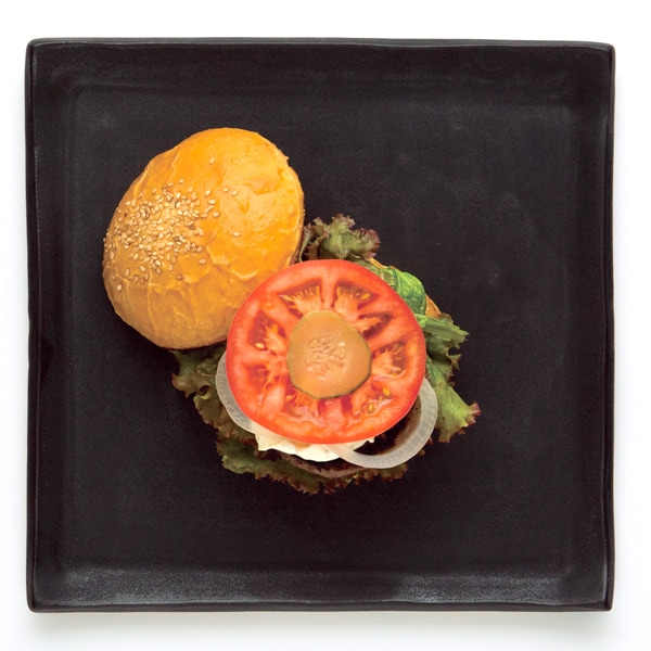 クロテラス 角皿   26cm