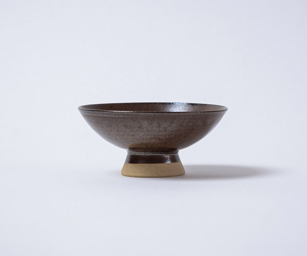 高取焼宗家 黒田盃(黒錆)