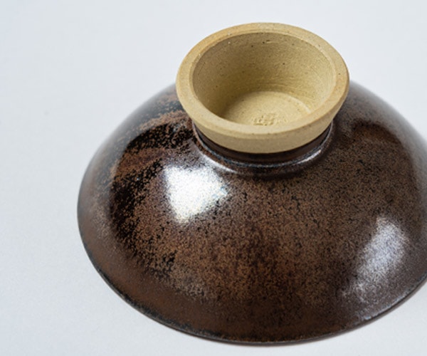 高取焼宗家 黒田盃(黒錆)