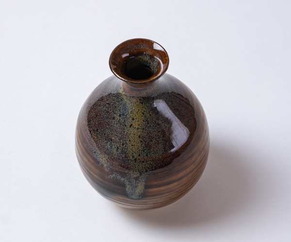 古高取徳利 高取焼宗家 徳利(飴に黄) | 産地,福岡県-高取焼 | 縁器屋(えんぎや