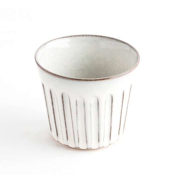 小石原焼 マルダイ窯 しのぎコップ(大)