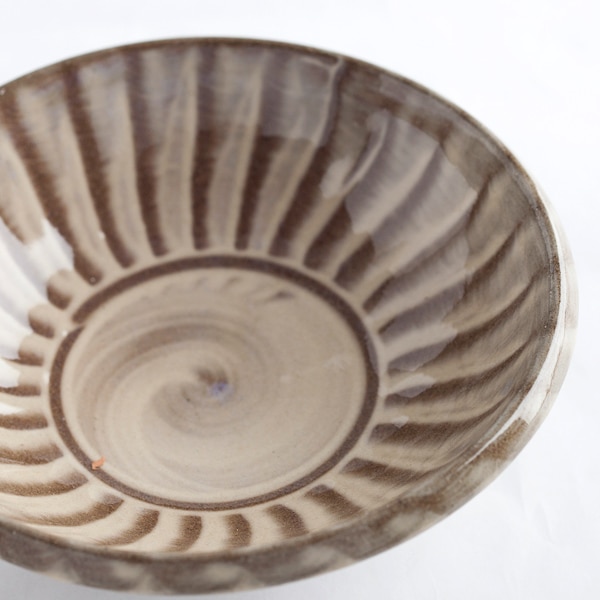 小石原焼 マルダイ窯 5寸刷毛目鉢　フラシ