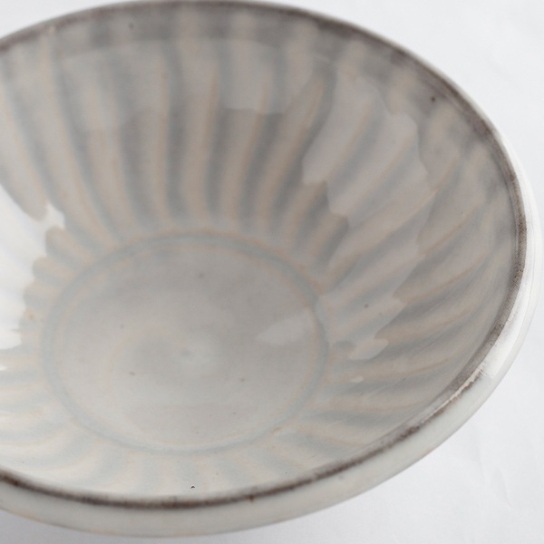 小石原焼 マルダイ窯 5寸刷毛目鉢　白