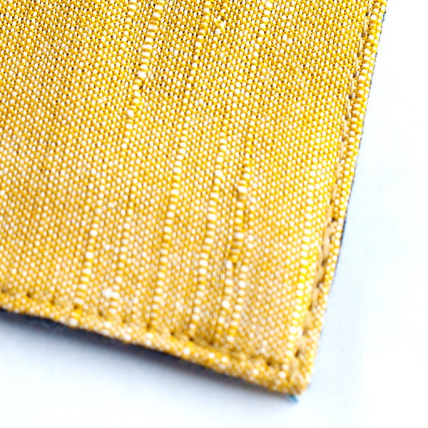 会津木綿 HARAPPA コースター(ゴールド)