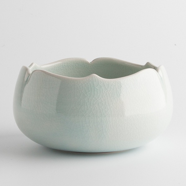 大堀相馬焼 吉田直弘 青磁ぽてぽてボウル