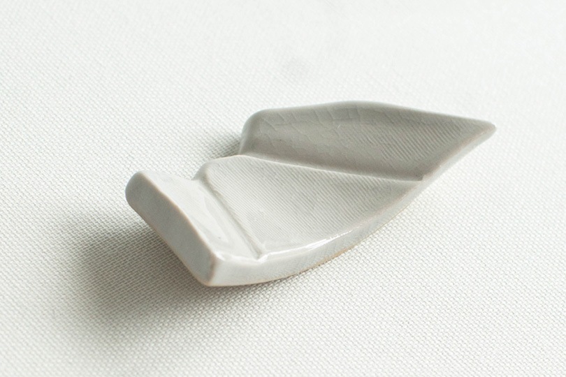 大堀相馬焼 松永窯 山の箸置き 磐梯山